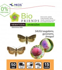 Nematodai OBUOLINIO, SLYVINIO VAISĖDŽIO lervoms (S. feltia) 50mln/ 15 medžių